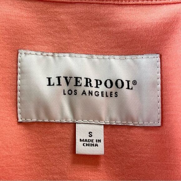 Liverpool Los Angeles Sherbert/Cantaloupe Front Button Blazer -- S - Picture 14 of 16